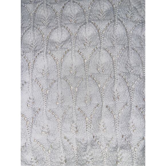 Vintage Cape Isle Knitters Open Knit V-Neck - Women's Size L - Made in USA - Picture 2 of 7